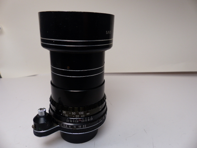 希少 AUTO TELE-XENAR 135㎜ F3.5 フード付 美品