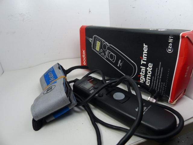 ニコン用 GODOX Digital Timer Remote ＋F90 限定ストラップ 美品