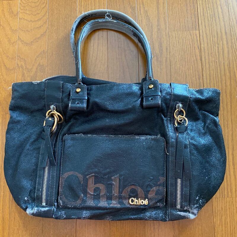 Chloe クロエ レザートートバッグ