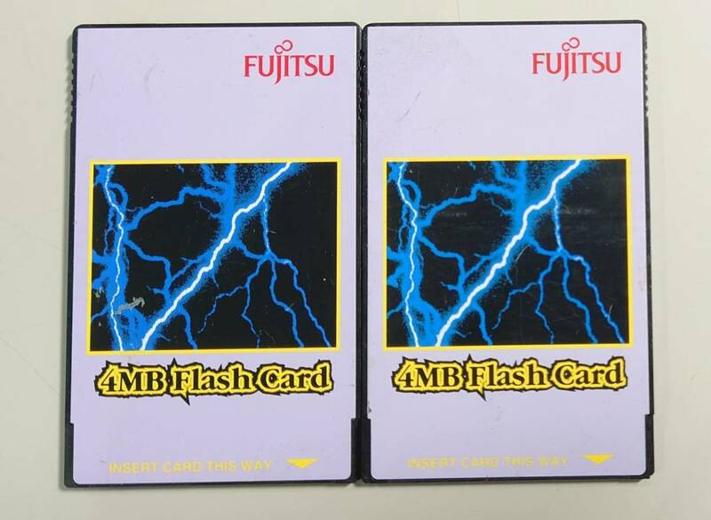 KN854 Fujitsu 4MB Flash card 2枚セット