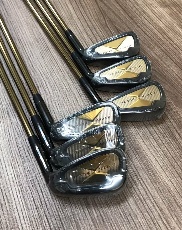 WORKS GOLF ハイパーブレードアイアン ブラックプレミア 5～PW 6本セット 三菱プレミア飛匠 シャフト仕様 Ｒ