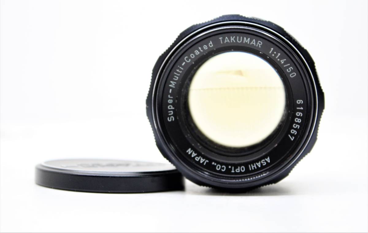 ★美品★PENTAX ペンタックス Super Takumar 55mm F1.4 M42マウント 希少な前期型！8枚羽 大口径単焦点レンズ！！ OK2890