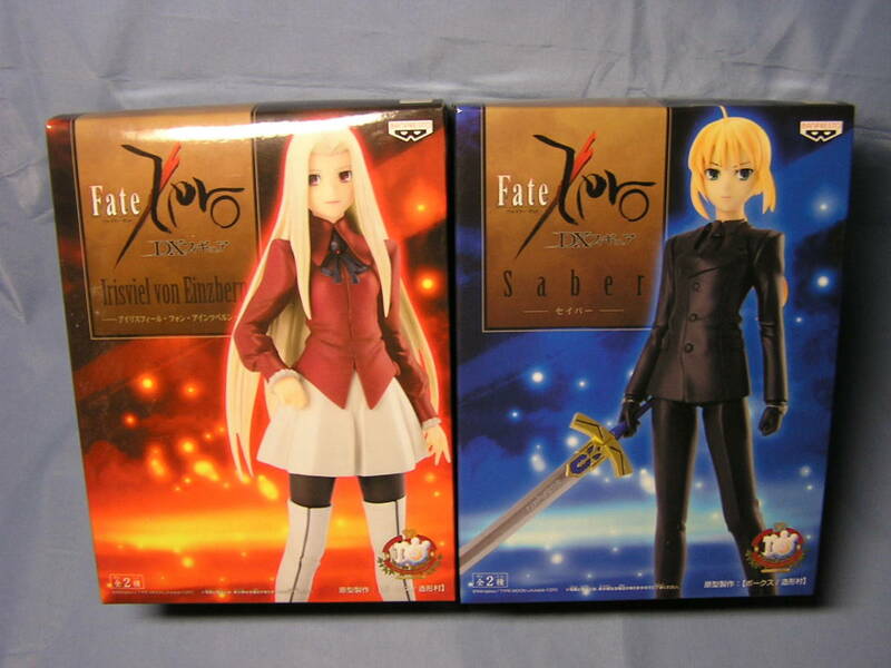 Fate　Zero　DXフィギュア　全2種　　セイバー　・　アイリスフィール