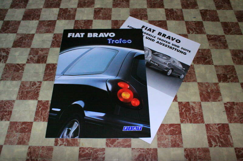 【稀少ドイツ冊子!】Ж 未読! '99 P2+2 フィアット ブラーボ トロフィー FIAT Bravo Trofeo Ж アバルト 500 パンダ プント ウーノ