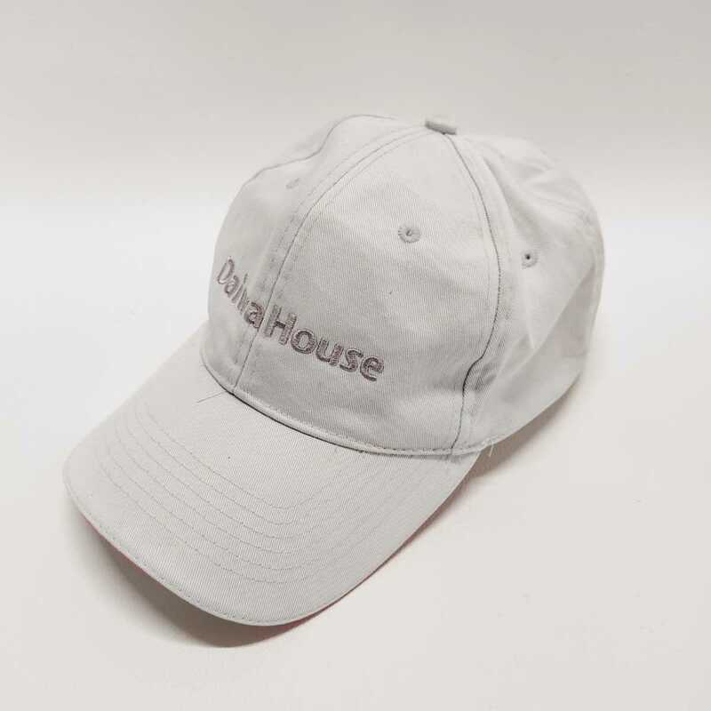 激レア　入手困難　非売品　DaiwaHouse　ダイワハウス　刺繍　ワークキャップ　作業帽子　帽子　ライトグレー　フリーサイズ