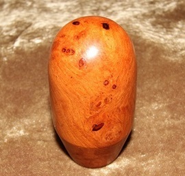 木製シフトノブ(材質：花梨瘤）10ｘ1.25mm（AC-41.3D75.1L)