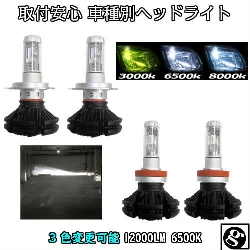 送料無料 X セレナ C27 H28.08～ H11 12000LM 3色着替可能 車検対応6500k 8000LM