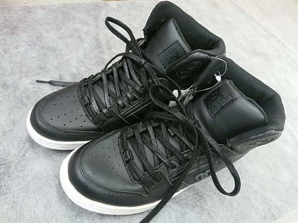 靴 スニーカー REBOUND HIGH SE 320028 DCSHOES ディーシーシューズ 25サイズ レディース 未使用 シューズ ブラック 黒