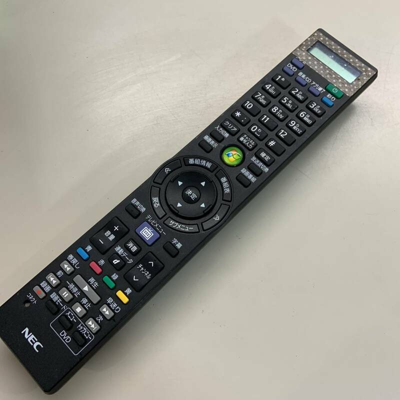 k-15-82【ジャンク・返品不可】NEC PC用 853-410163-601-A RXT9000-1313EC リモコン