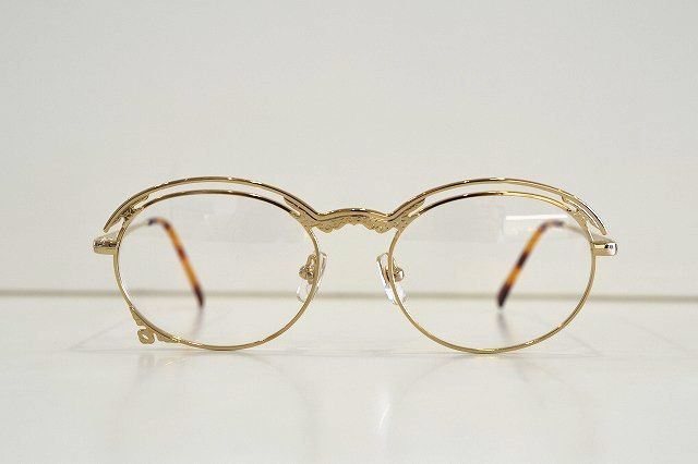 Lunetta BADA　ルネッタ　バダ　ヴィンテージ　メガネフレーム　メタル　彫金　新品未使用