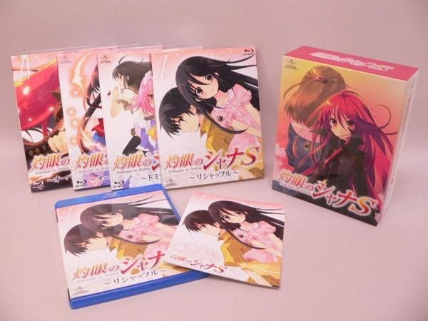 （Blu-ray） 灼眼のシャナＳ 全4巻(BOX付)セット GNXA-1151/-/1154【中古】