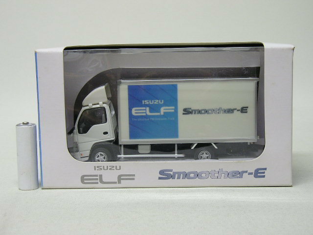 ■非売品 1/43 ISUZU ELF Smoother-E いすゞエルフ スムーサーE ミニカー 2tトラック