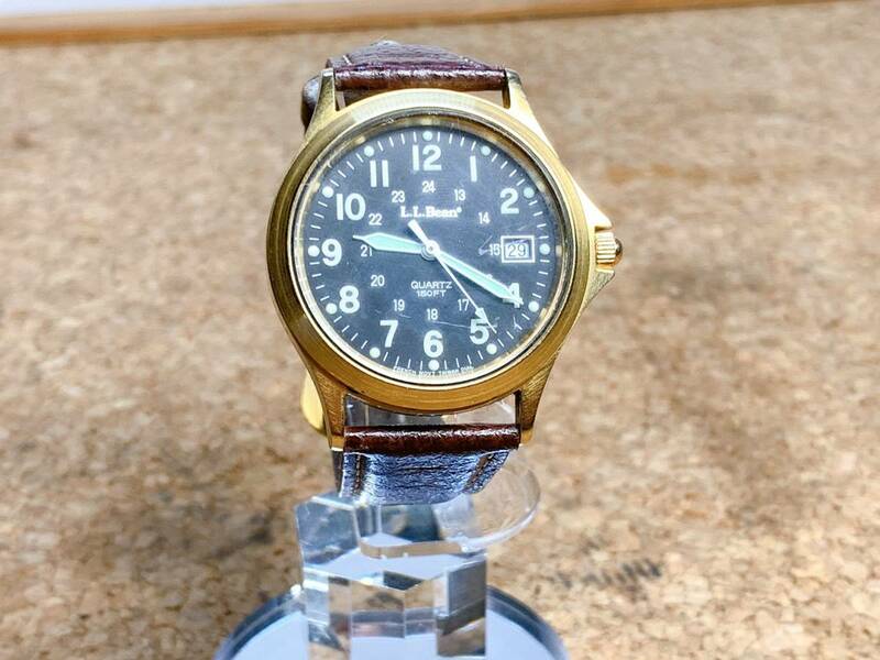 送料520円！ 貴重 L.L.Bean QUARTZ 150FT　 クオーツ レディース 腕時計