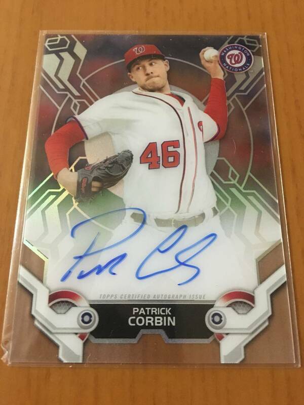 【Nationals/Patrick Corbin】2019 Topps High Tek Auto