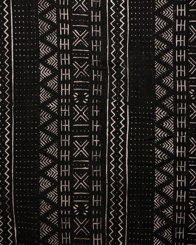 アフリカ　マリ共和国　ボゴラン　Lサイズ　マルチクロス　No.68　泥染め布　コットン　飾り布　 大判布　