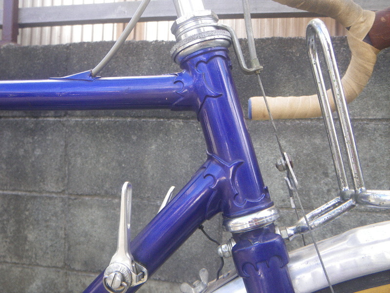 兵庫～手渡限定　TOP:c-c 530㎜　seat:c-t 530㎜　weight:12.3㎏　vintage ランドナー　2x5s　10速 旅車 日本製 Japanese bicycle フレーム