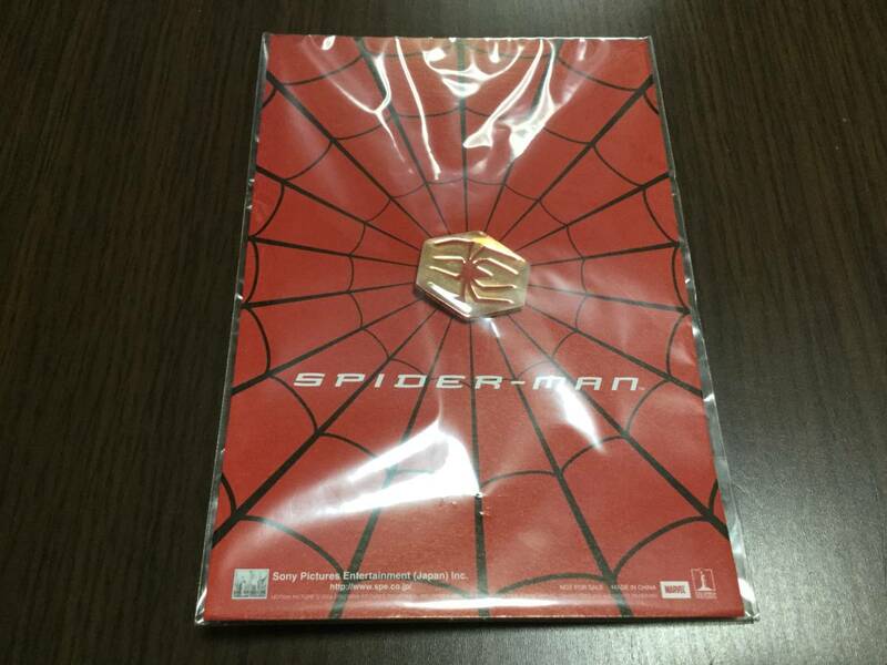◆スパイダーマン ピンバッジ 未開封 DVD限定版特典 即決
