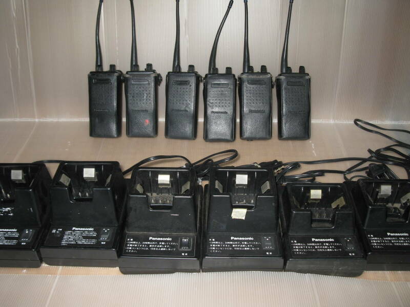 松下通信工業製 ４0シリーズ 携帯無線機　6台セット