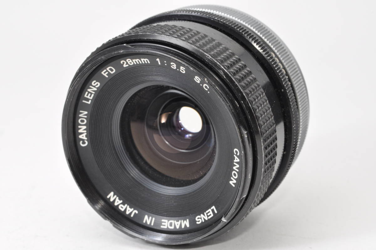 並品 キャノン CANON FD 28mm F3.5 S.C. ♯A1360