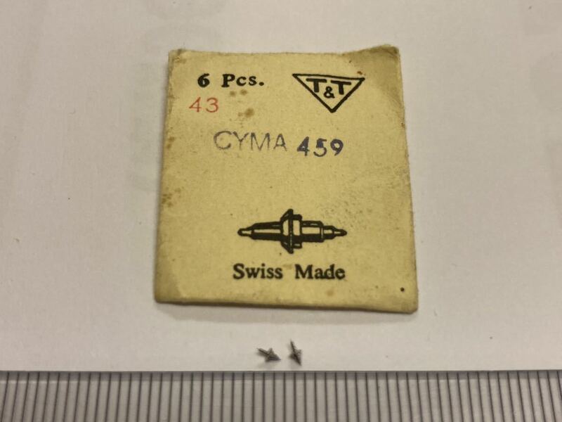 CYMA シーマ 天真 459 2個 新品2 未使用品 長期保管品 純正パーツ 機械式時計 