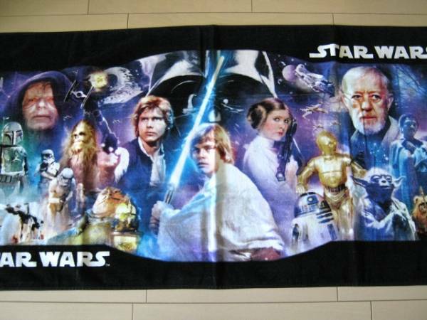 5.【新品】スターウォーズ　バスタオル*STAR WARSインクジェット