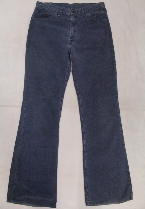 VintageOriginal 70's Levi's646 コーデュロイパンツ USA製 W33L36 リーバイス ネイビー ベルボトム ヴィンテージ オールド古着 L