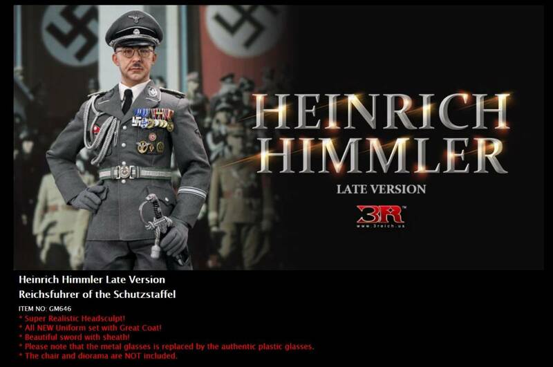★未開封新品/3RDID GM646 Heinrich Himmler late version German WW2ドイツ軍SS長官 親衛隊全国指導者ハインリヒヒムラーレイトバージョン