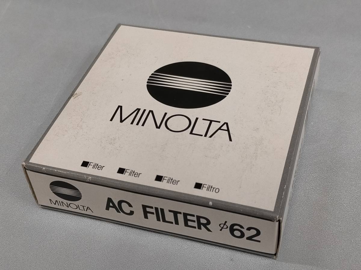 ◆ミノルタ スカイライトフィルター 62mm◆MINOLTA 1B(SKYLIGHT) 62mm