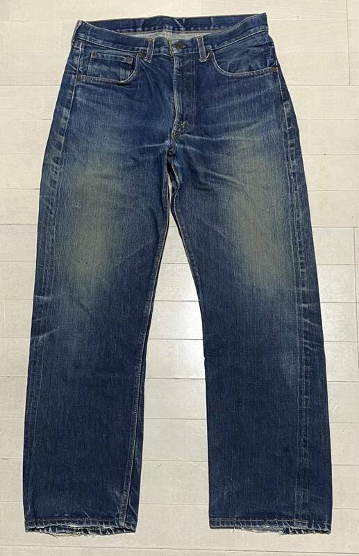 ビンテージ 70's LEVIS リーバイス 505 Big E デニムパン 耳付き 実寸 82㎝