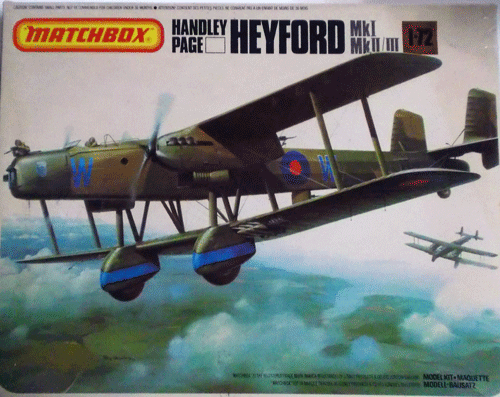 マッチボックス/1/72/イギリス空軍ハンドレページ・ヘイフォードMk.I/II/III爆撃機/未組立品