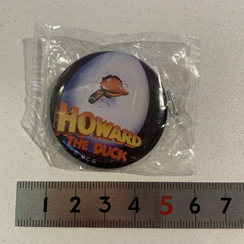 缶バッジ【Howard The Duck★ハワード・ザ・ダック】80s・昭和レトロ・映画グッズ