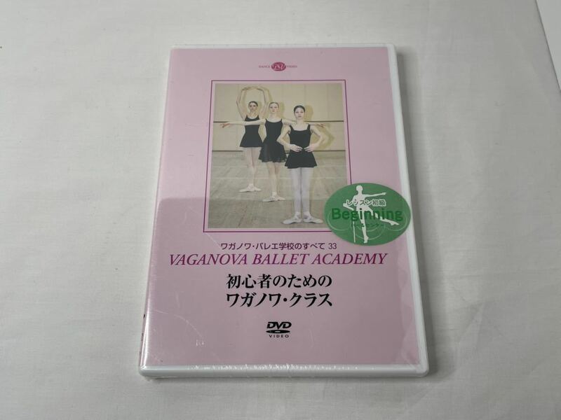 ワガノワ・バレエ・アカデミー ワガノワ・バレエ学校のすべて33 初心者のためのワガノワ・クラス　新書館 DVD 中古