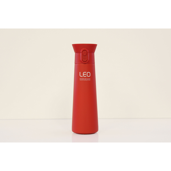 新品★LEO レオ ステンレスボトル タンブラー 水筒 マグボトル LEO-280YDレッド