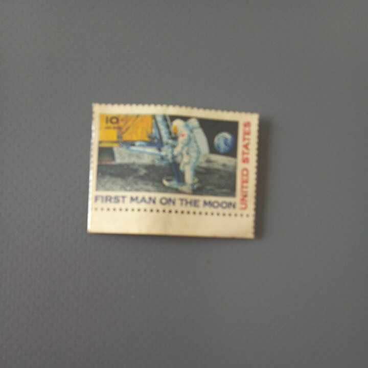 記念切手　アポロ　月面着陸　10セント切手　1枚