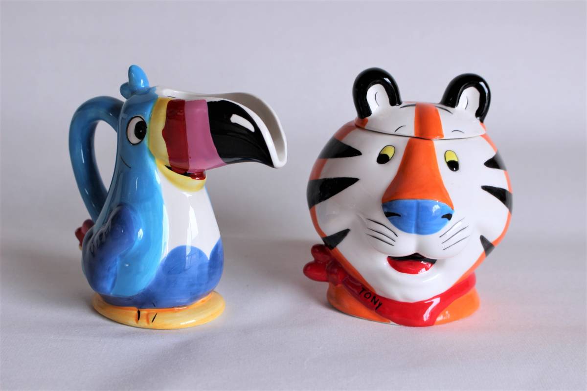 【送料無料ゆうパック発送】2個セット! ■ ケロッグ トニー・ザ・タイガー 2002年 シュガー＆クリーマー