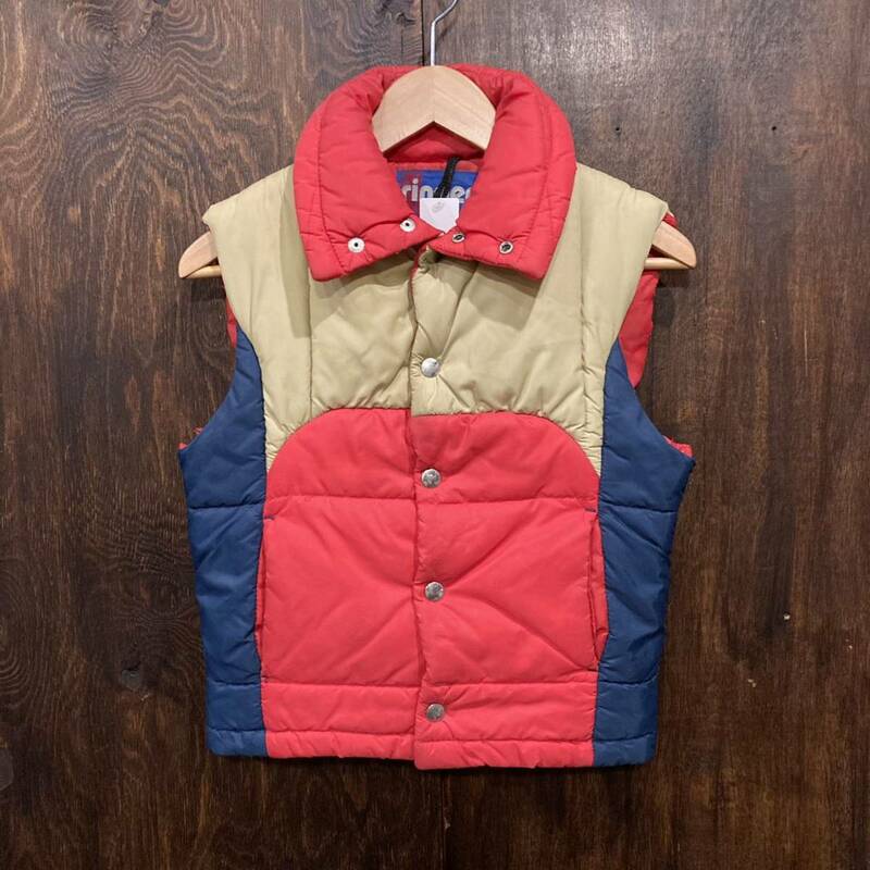 CARTERS カーターズ 80s ビンテージ ダウンベスト 中綿ベスト マルチカラー