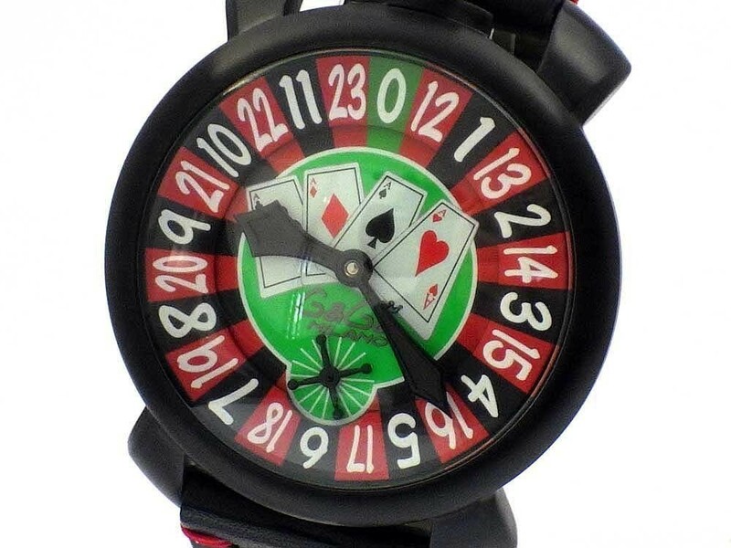 ガガミラノ 世界限定500本 ラスベガス マヌアーレ48MM メンズ腕時計 手巻き GaGa MILANO