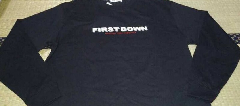 《新品》FIRST DOWN 長袖Tシャツ L 黒