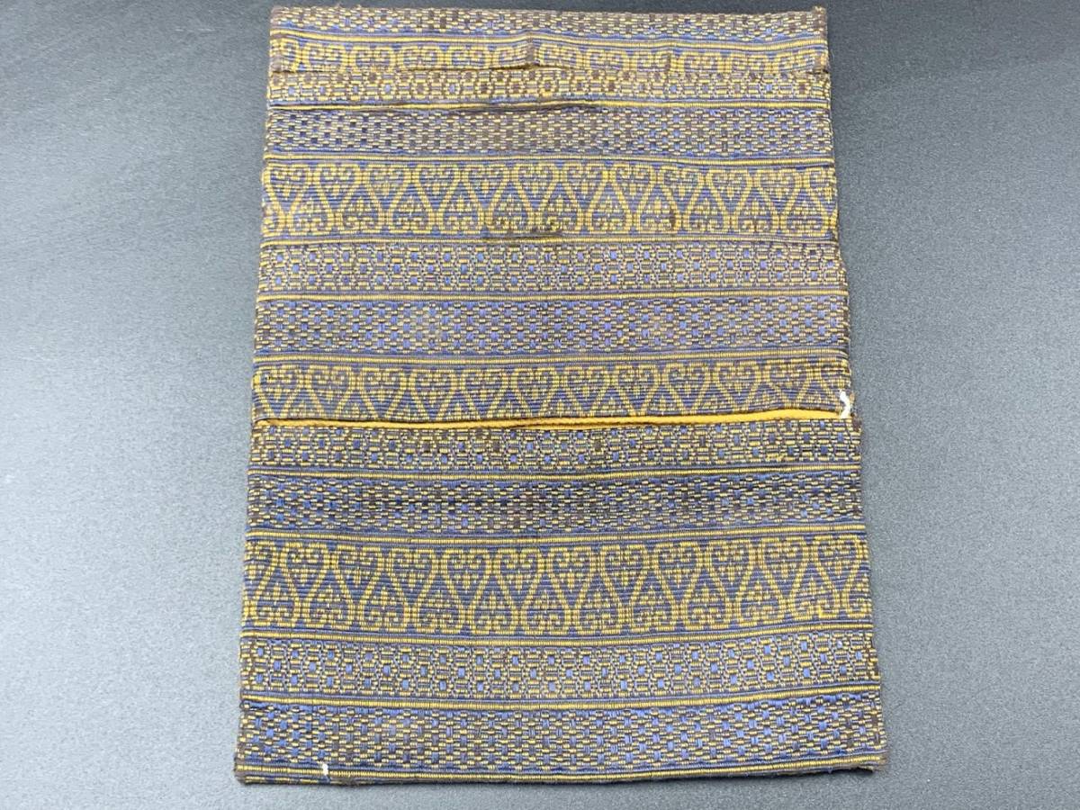 【 昭和初期 銭入れ 財布 ③ 】レトロ アンティーク 道具袋 小物入れ 古道具 幾何学