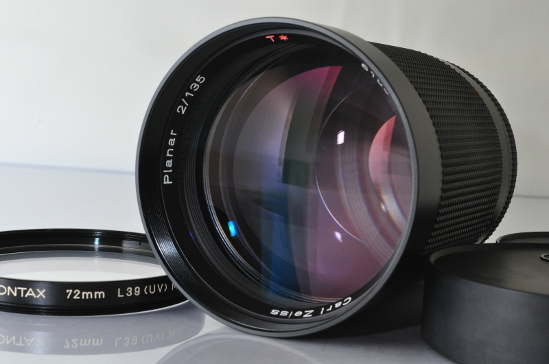 ★★極上品 CONTAX Carl Zeiss Planar T* 135mm F/2 MMG Lens ♪♪#5106