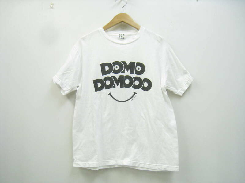 KINASHI CYCLE 木梨サイクル DOMO DOMOOO プリント 半袖 Tシャツ ホワイト 白 サイズM
