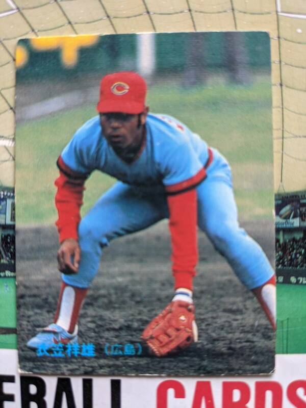 1983年 カルビー プロ野球カード 広島 衣笠祥雄 No.159