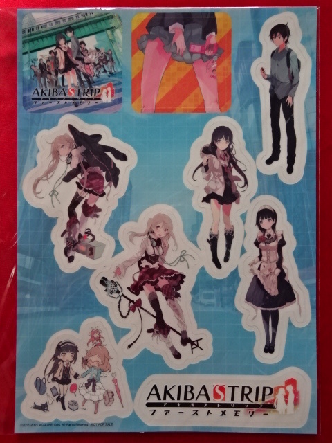 新品・非売品！！「AKIBA'S TRIP ファーストメモリー」（アキバズトリップ）クリアシール アクワイア ACQUIRE