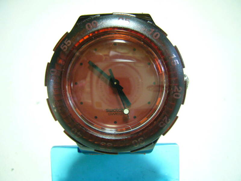 ★未使用 スウォッチ スクーバ200 レッド Swatch メンズ時計