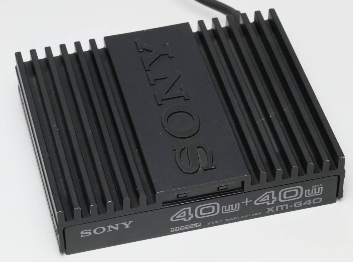 SONY XM-640 40w×2アンプ DIN端子 中古