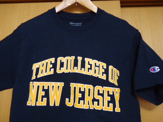 値下げ　ＵＳ　NEW JERSEY COLLEGE　ニュージャージ大学　Ｔシャツ　濃紺色　Ｓ 