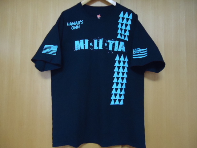 即決　ハワイ　ミリタリー　U.S.ARMY　NATIONAL GUARD　Ｔシャツ　黒色　ＸＬ