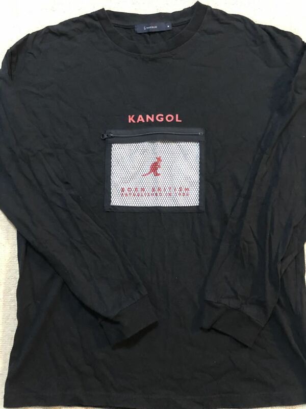 RAGEBLUE　レイジブルー　長袖Tシャツ　KANGOL　カンゴール　黒ロンT