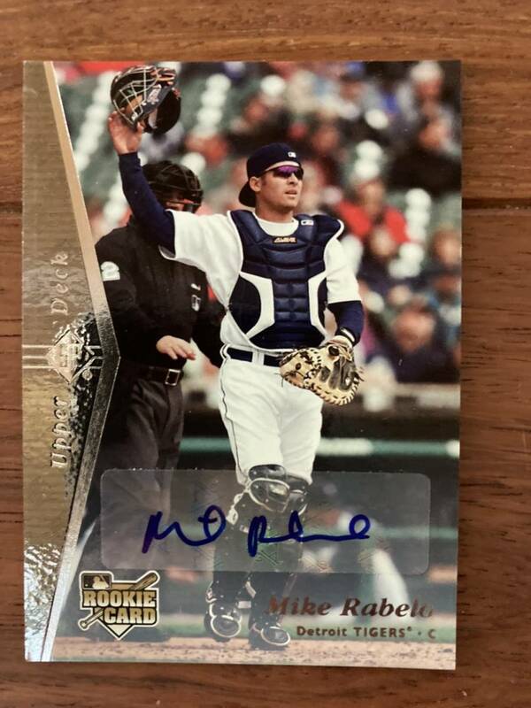 2007 UPPER DECK Mike Rabelo(TIGERS) SP Rookie Edition Autographs