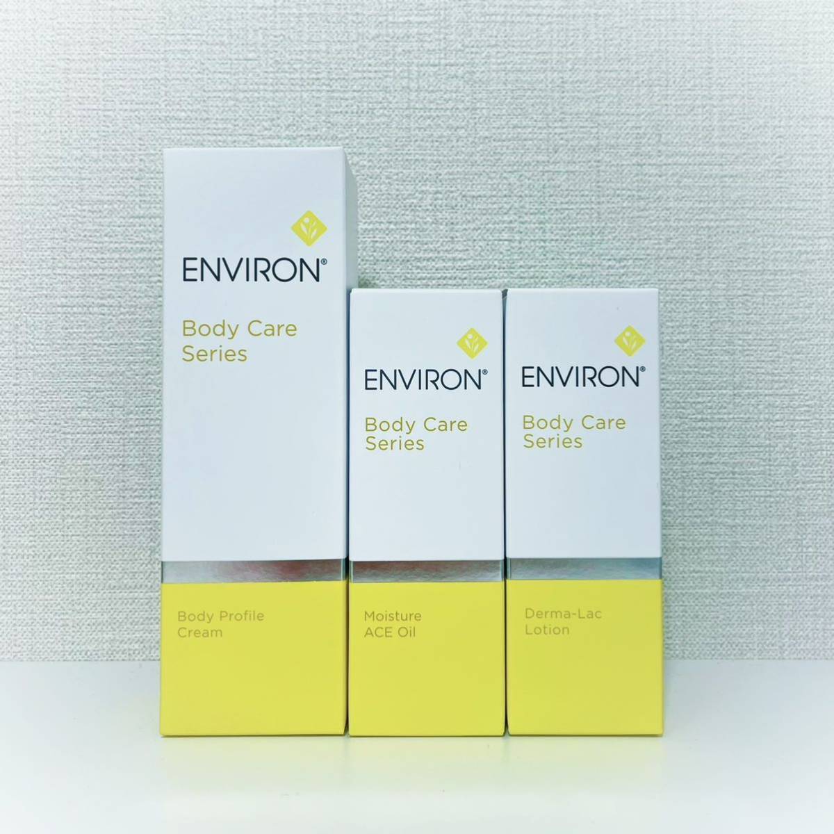 【送料無料】エンビロン★ボディプロファイルクリーム&モイスチャーACEオイル100&ダーマラックローション100セット★未使用★ENVIRON